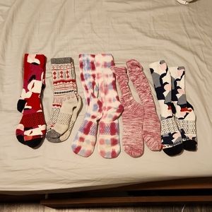 5 pack tall Bombas socks